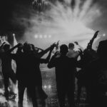 black and white, people, night, party, silhouettes, black, party, party, party, party, party